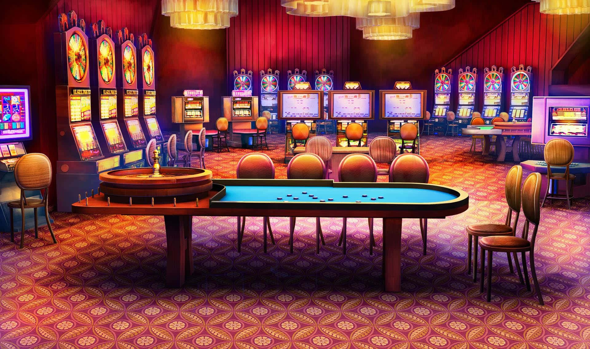 Casino games lobby with slots and live dealer tables